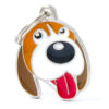 Beagle Dog ID collar tag