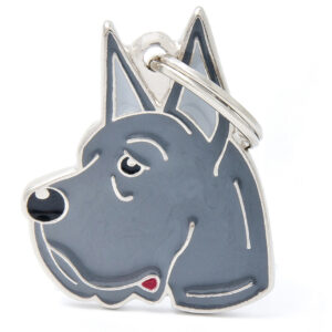 GREAT DANE - BLUE - DOG ID TAG