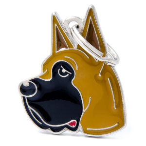 GREAT DANE - BROWN - DOG ID TAG