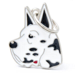 GREAT DANE - HARLEQUIN - DOG ID TAG