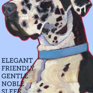 GREAT DANE - HARLEQUIN - FRIDGE MAGNET