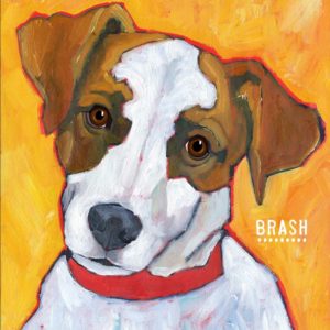 JACK RUSSELL - BROWN & WHITE  - FRIDGE MAGNET