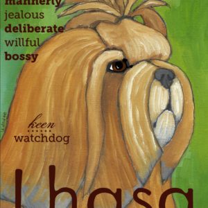 LHASA APSO - FRIDGE MAGNET