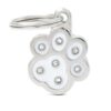 PAW - WHITE - DOG ID TAG