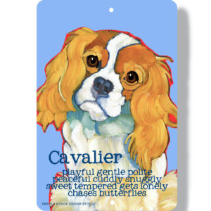 CAVALIER KING CHARLES SPANIEL #1 - METAL PLAQUE / PICTURE